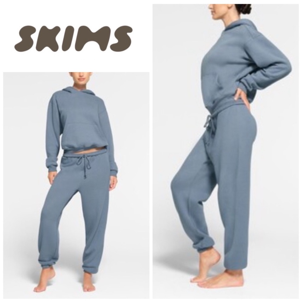 SKIMS Sz XXS (oversized) Slate Blue Jogger Sweatpants Size XXS